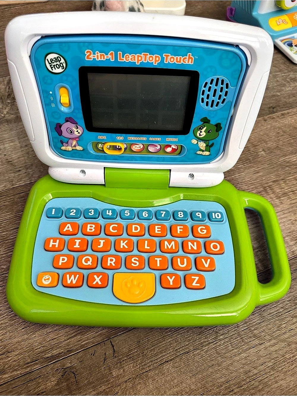LeapFrog 2-in-1 LeapTop Touch Learning Toy Green & Blue